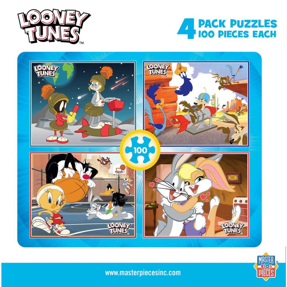 Looney Tunes 4-Pack 100 Piece Jigsaw Puzzles - Image 7