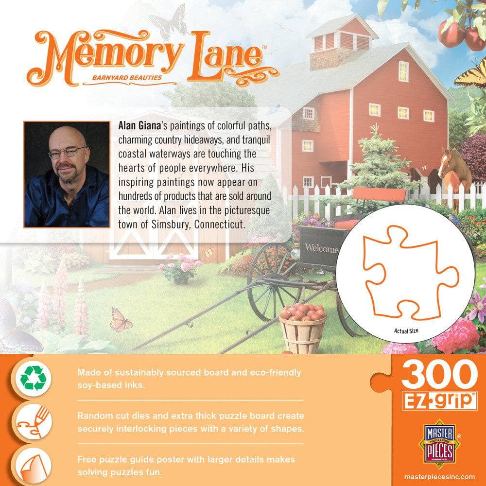 Memory Lane - Barnyard Beauties 300 Piece EZ Grip Jigsaw Puzzle - Image 3