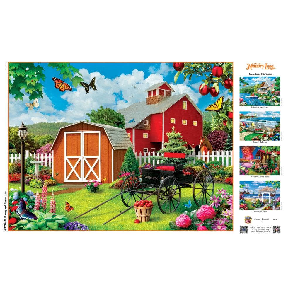 Memory Lane - Barnyard Beauties 300 Piece EZ Grip Jigsaw Puzzle - Image 4
