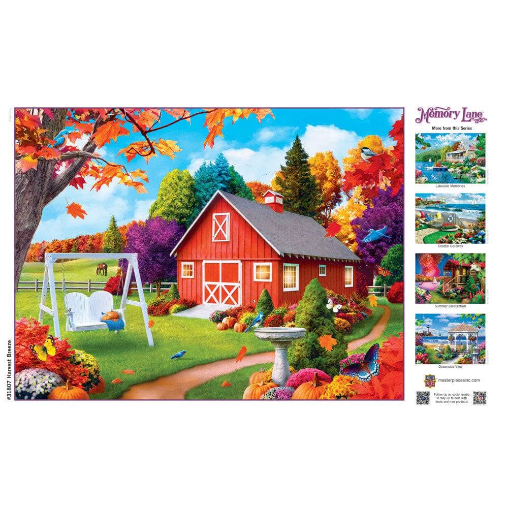 Memory Lane - Harvest Breeze 300 Piece EZ Grip Jigsaw Puzzle - Image 4