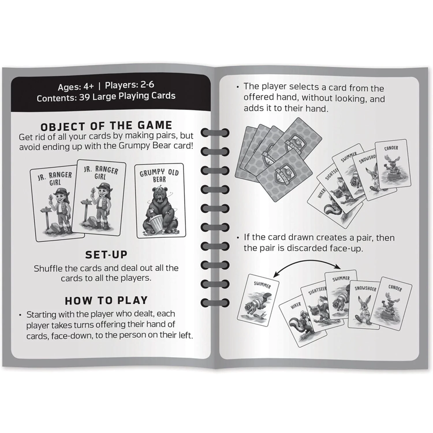 Jr. Ranger Grumpy Old Bear Card Game - Image 4