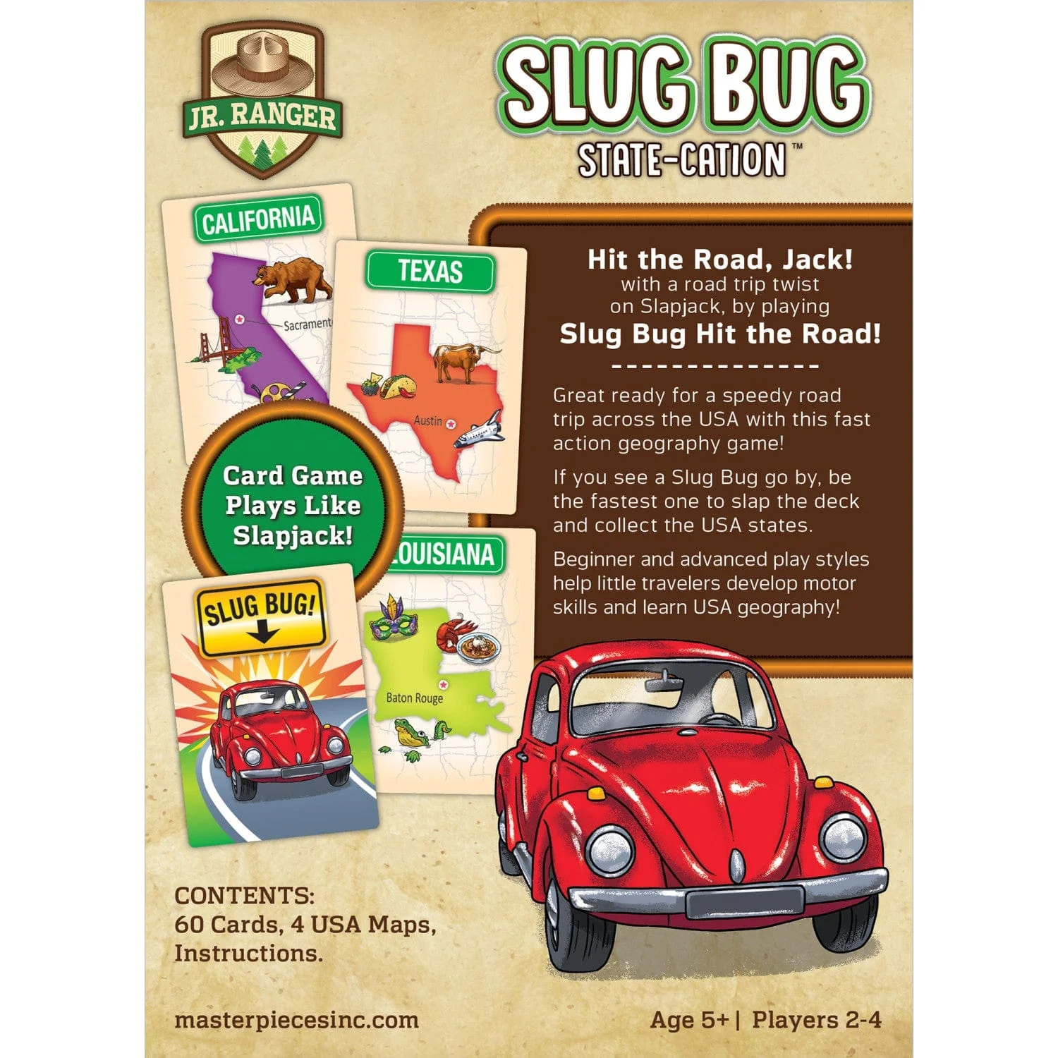 Jr. Ranger Slug Bug State-cation Card Game - Image 3