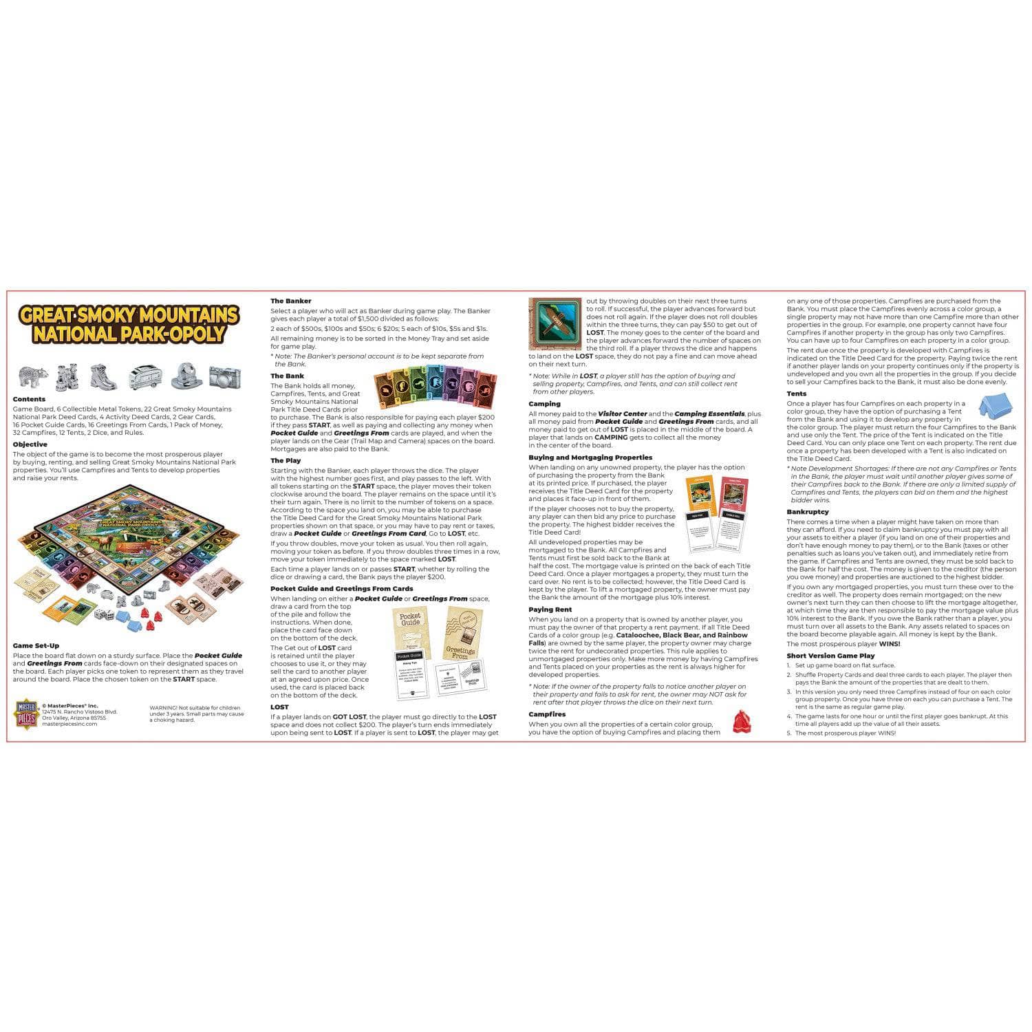 Great Smoky Mountains National Park Opoly - Image 4