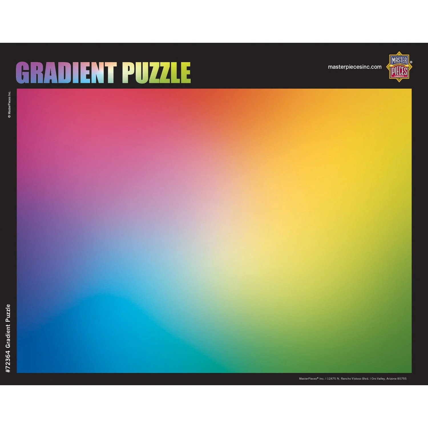 Rainbow Gradient 1000 Piece Jigsaw Puzzle - Image 4