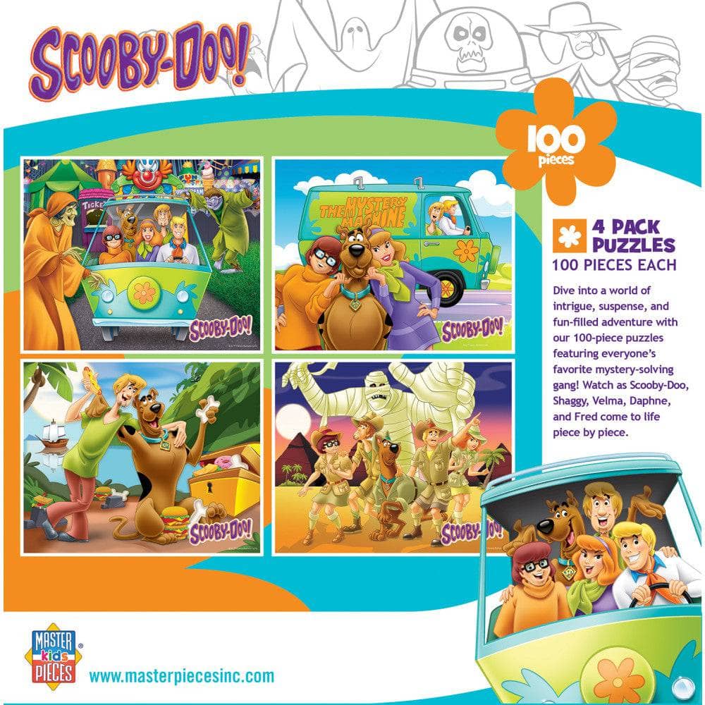 Scooby-Doo! 4-Pack 100 Piece Jigsaw Puzzles - Image 7