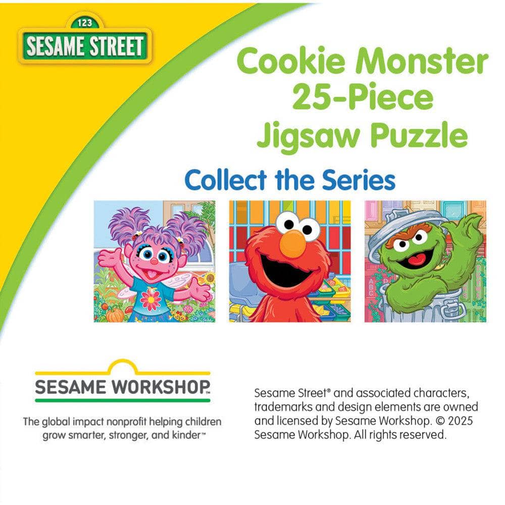 Sesame Street - Cookie Monster 25 Piece Jigsaw Puzzle - Image 3
