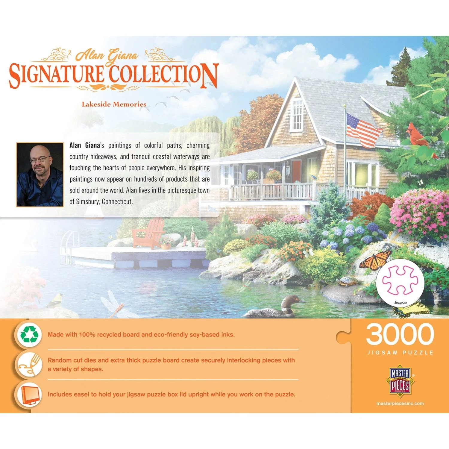Signature Collection - Lakeside Memories 3000 Piece Jigsaw Puzzle - Image 3