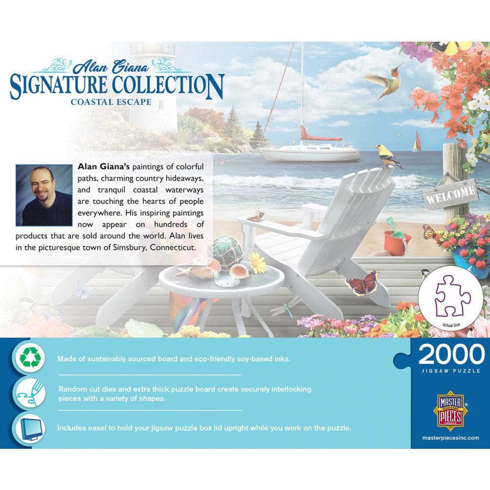 Signature Collection - Coastal Escape 2000 Piece Jigsaw Puzzle - Image 3