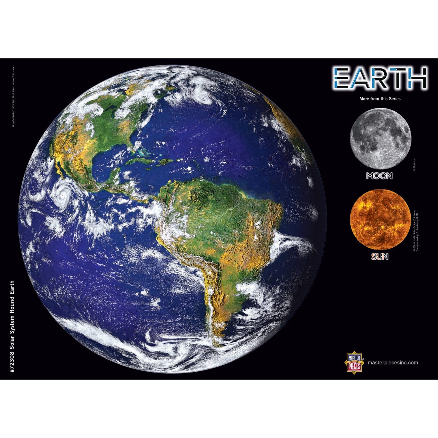 The Earth - 1000 Piece Round Jigsaw Puzzle - Image 4