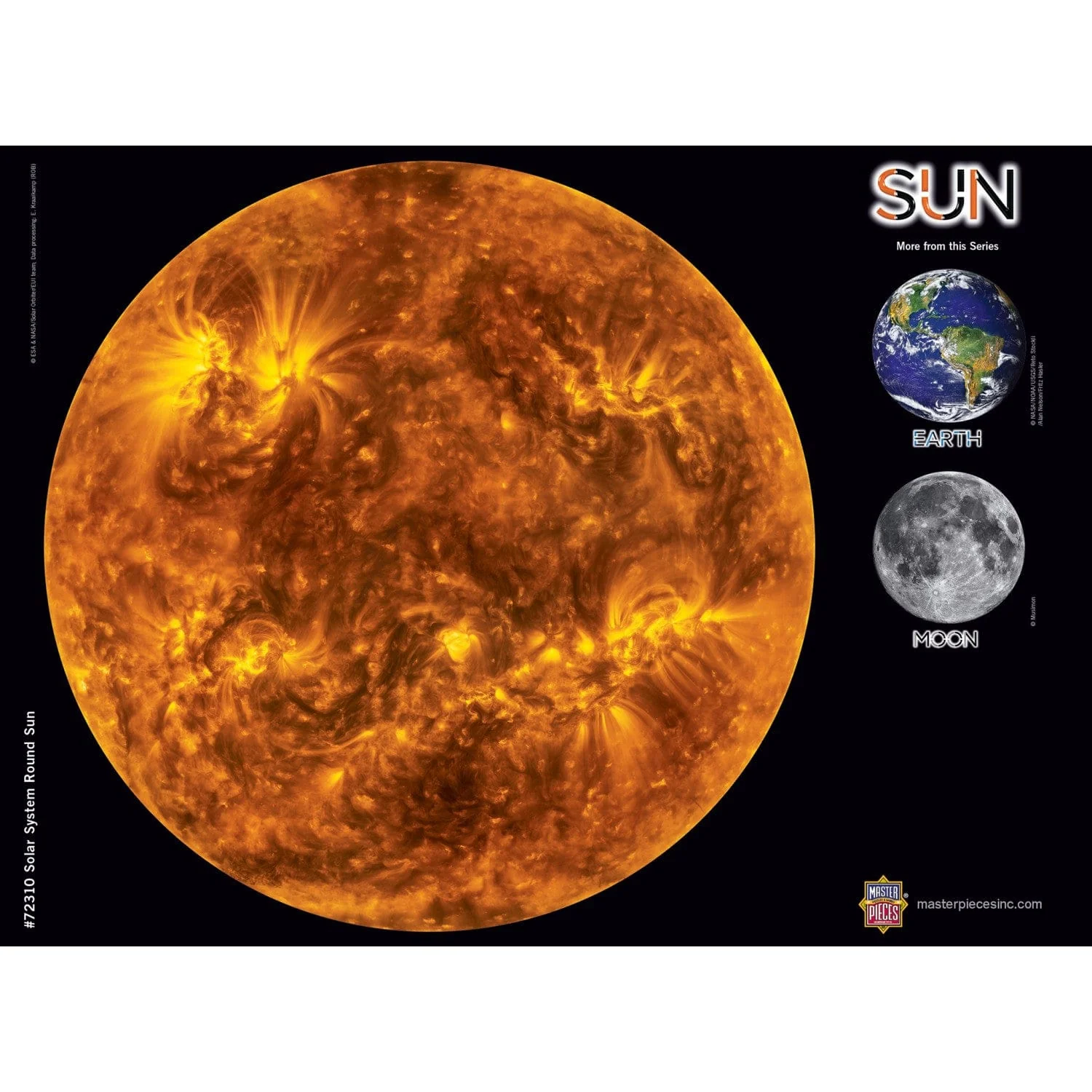 The Sun - 1000 Piece Round Jigsaw Puzzle - Image 4