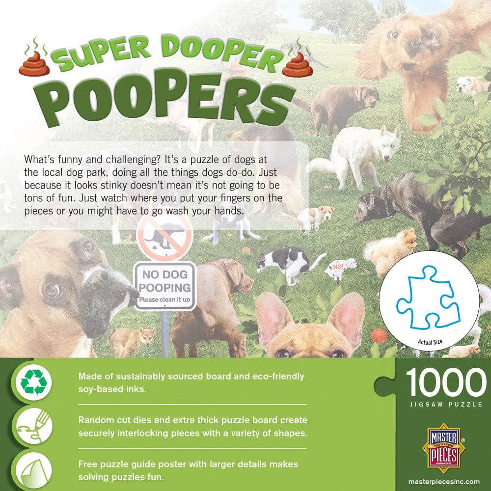 Super Dooper Poopers 1000 Piece Jigsaw Puzzle - Image 3