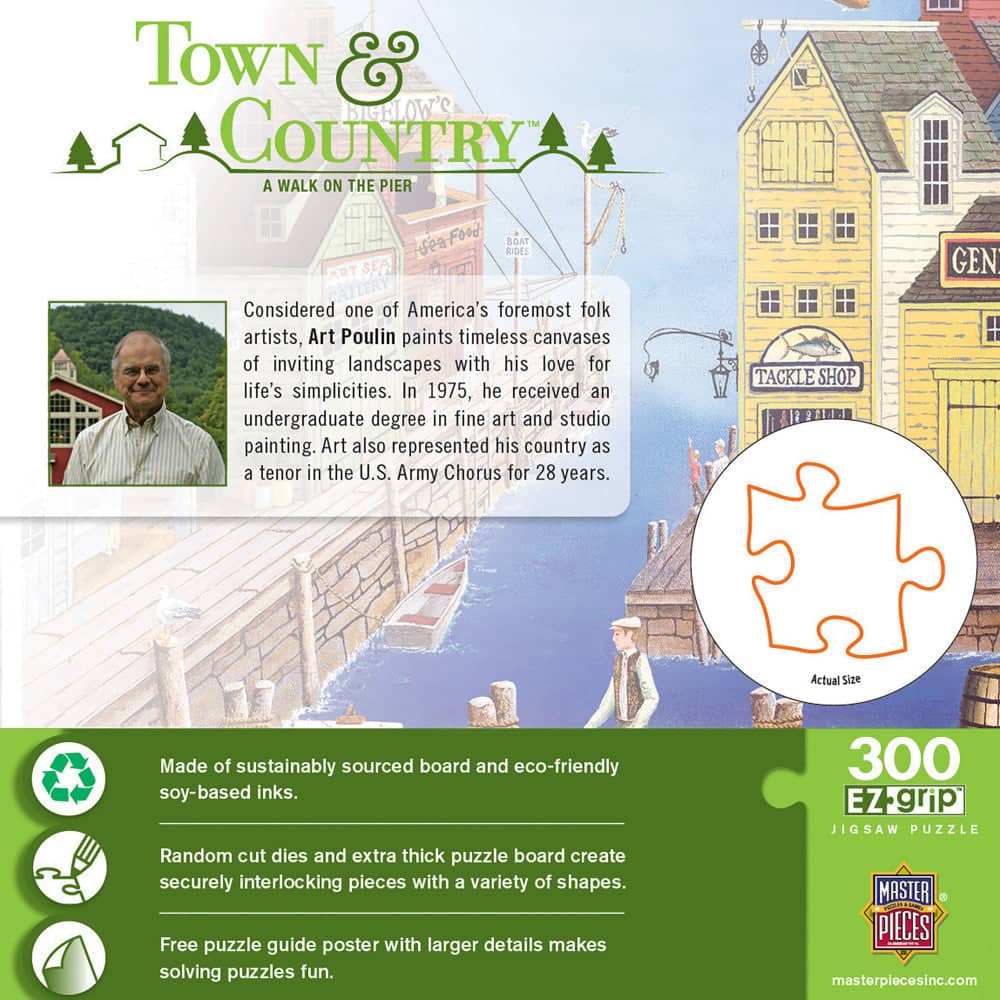 Town & Country - A Walk on the Pier 300 Piece EZ Grip Jigsaw Puzzle - Image 3