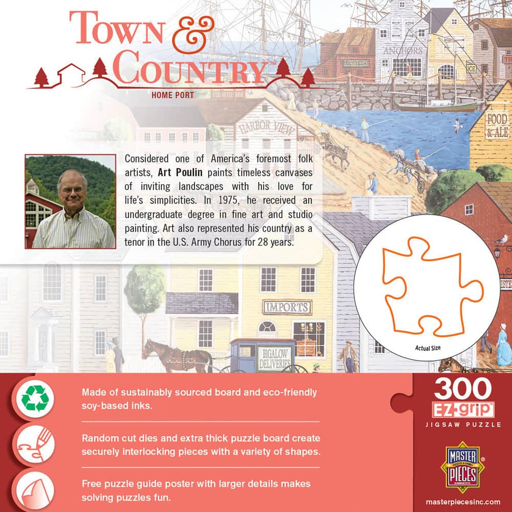 Town & Country - Home Port 300 Piece EZ Grip Jigsaw Puzzle - Image 3