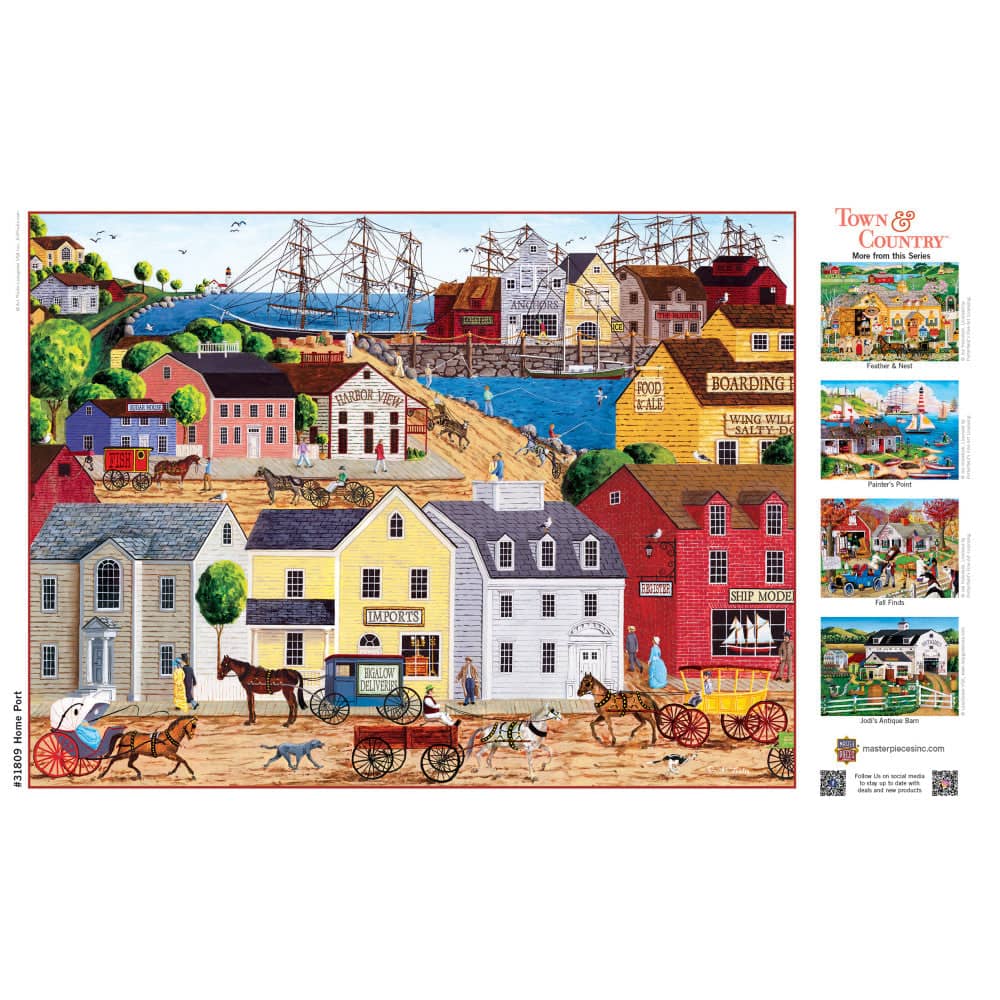 Town & Country - Home Port 300 Piece EZ Grip Jigsaw Puzzle - Image 4