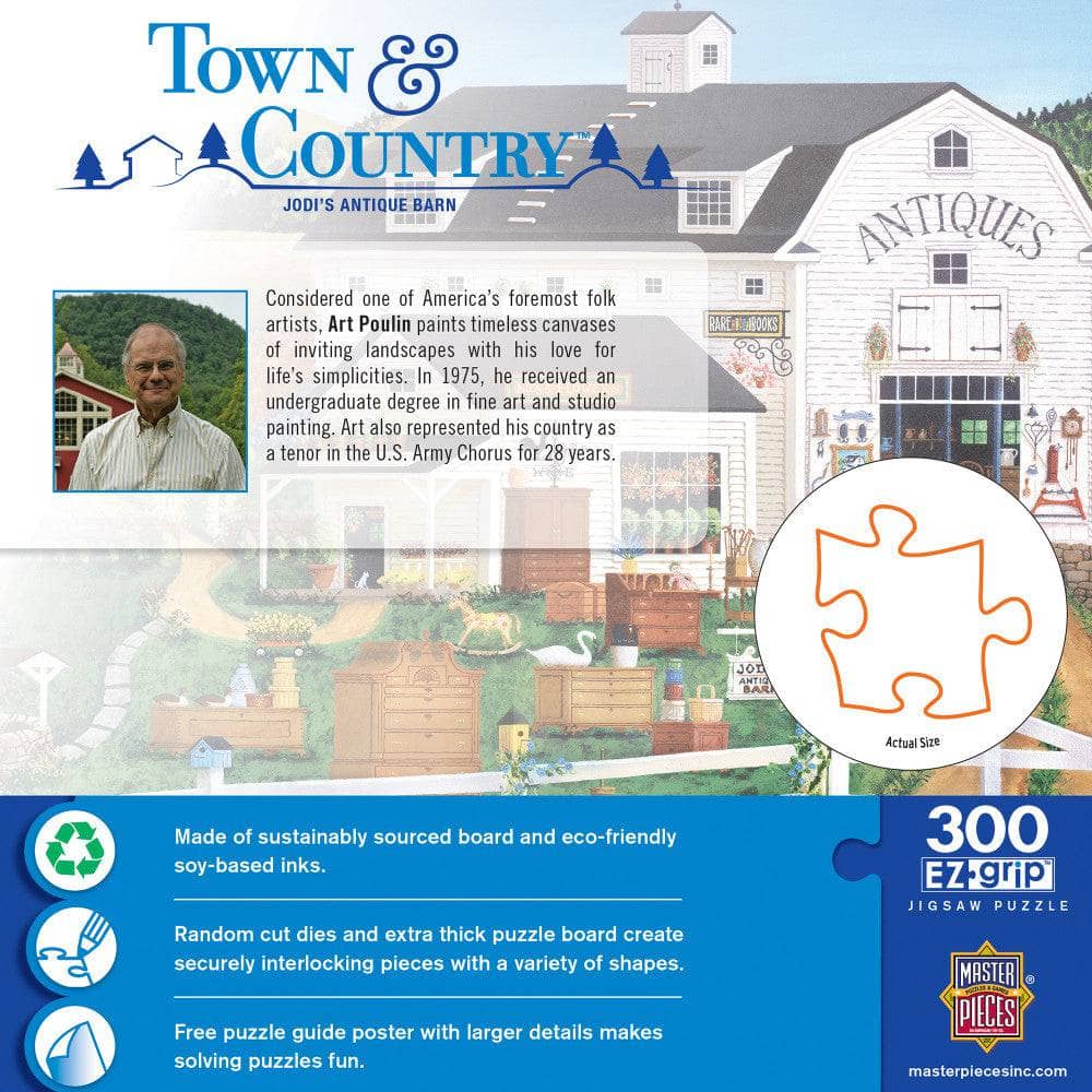 Town & Country - Jodi's Antique Barn 300 Piece EZ Grip Jigsaw Puzzle - Image 3