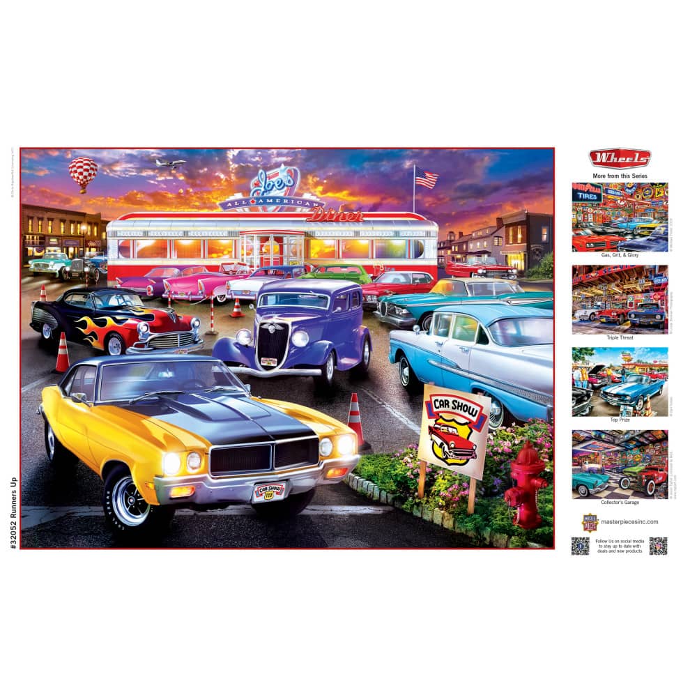 Wheels - Runner's Up 750 Piece Jigsaw Puzzle - Image 4