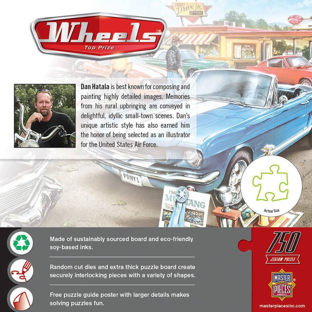 Wheels - Top Prize 750 Piece Jigsaw Puzzle - Image 3