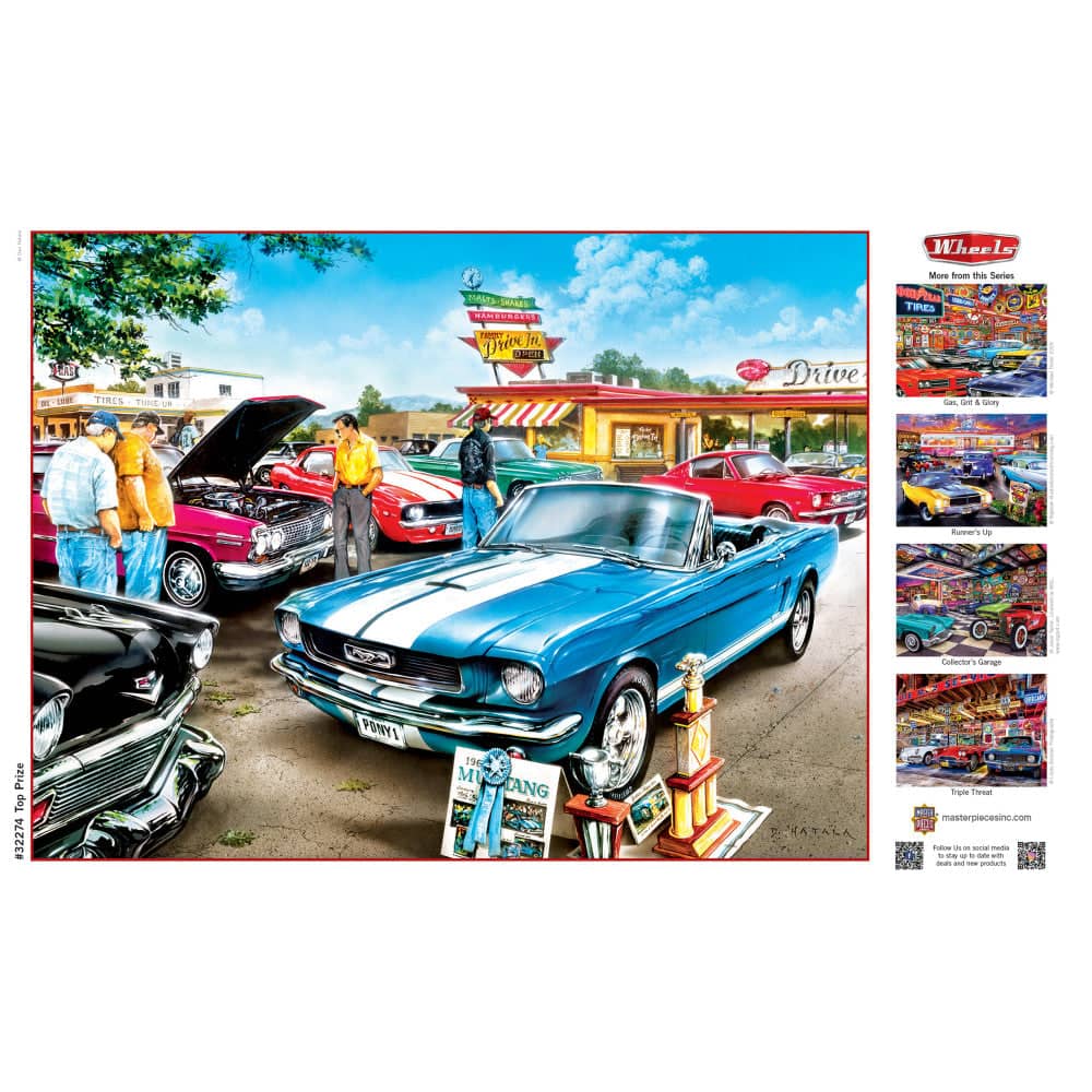 Wheels - Top Prize 750 Piece Jigsaw Puzzle - Image 4