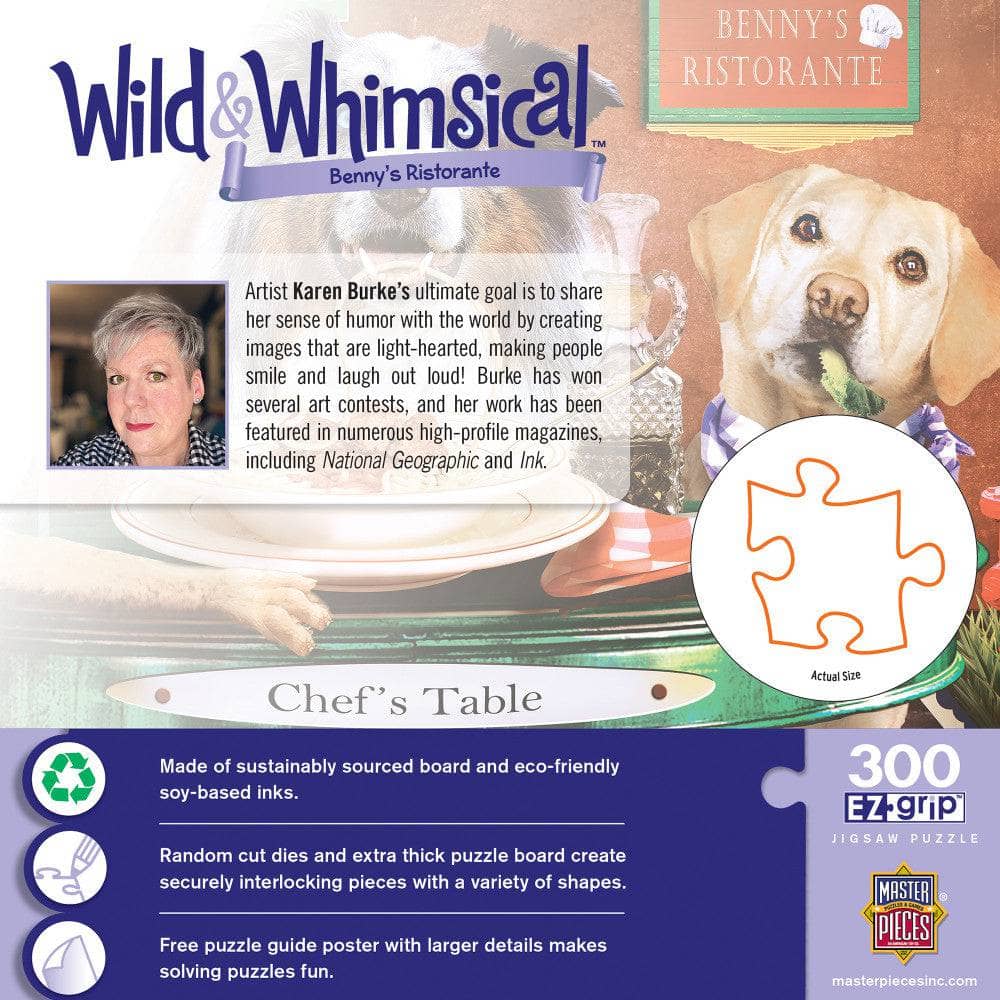Wild & Whimsical - Benny's Ristorante 300 Piece EZ Grip Jigsaw Puzzle - Image 3