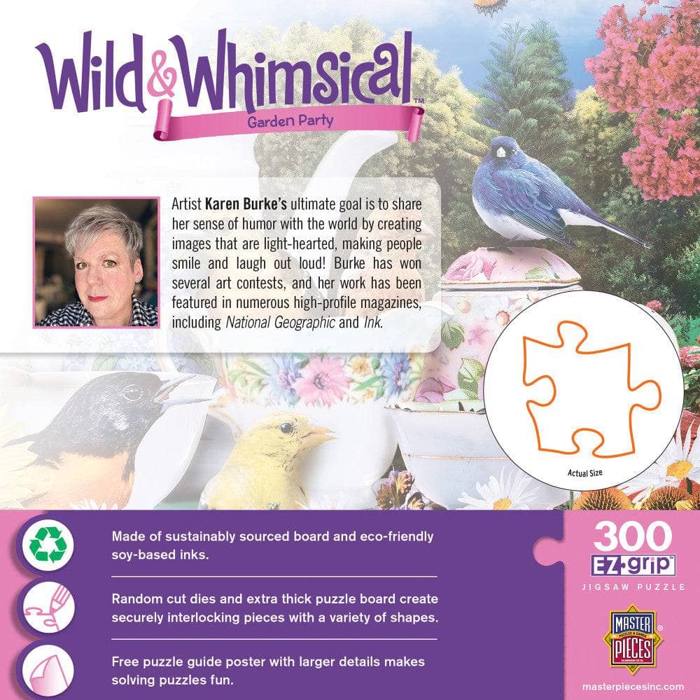 Wild & Whimsical - Garden Party 300 Piece EZ Grip Jigsaw Puzzle - Image 3