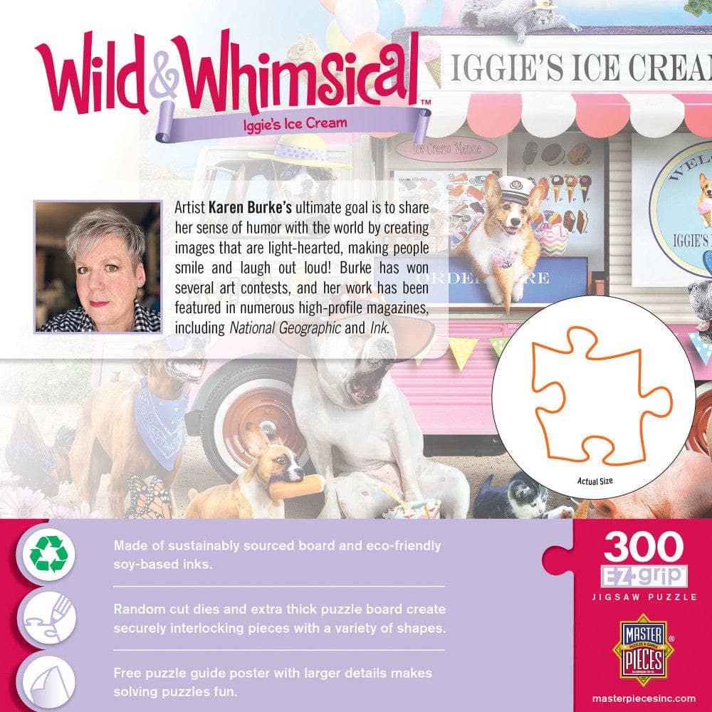 Wild & Whimsical - Iggy's Ice Cream 300 Piece EZ Grip Jigsaw Puzzle - Image 3