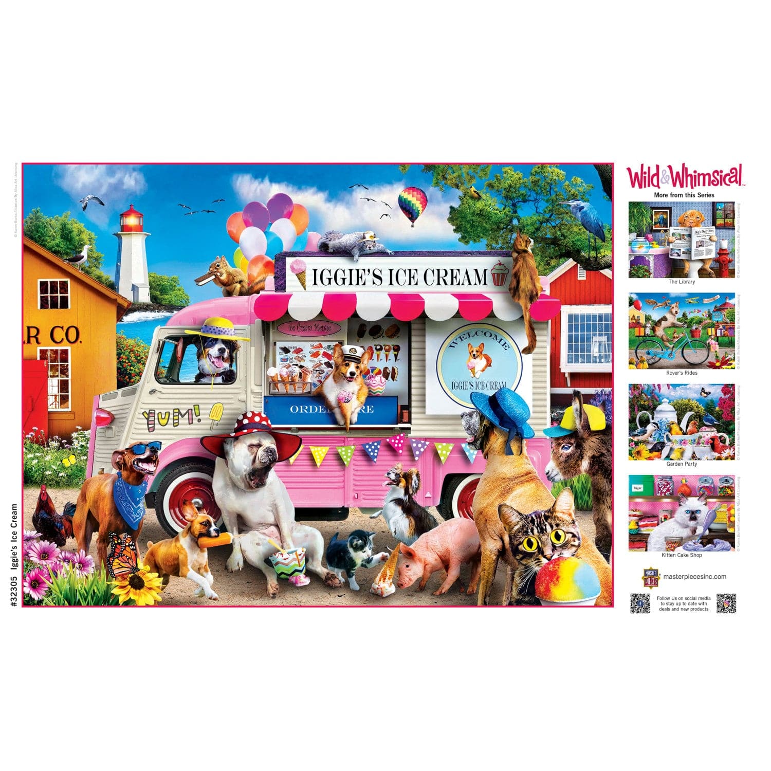 Wild & Whimsical - Iggy's Ice Cream 300 Piece EZ Grip Jigsaw Puzzle - Image 4