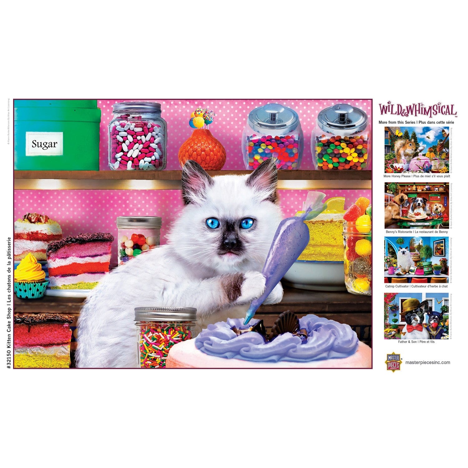 Wild & Whimsical - Kitten Cake Shop 300 Piece EZ Grip Jigsaw Puzzle - Image 4