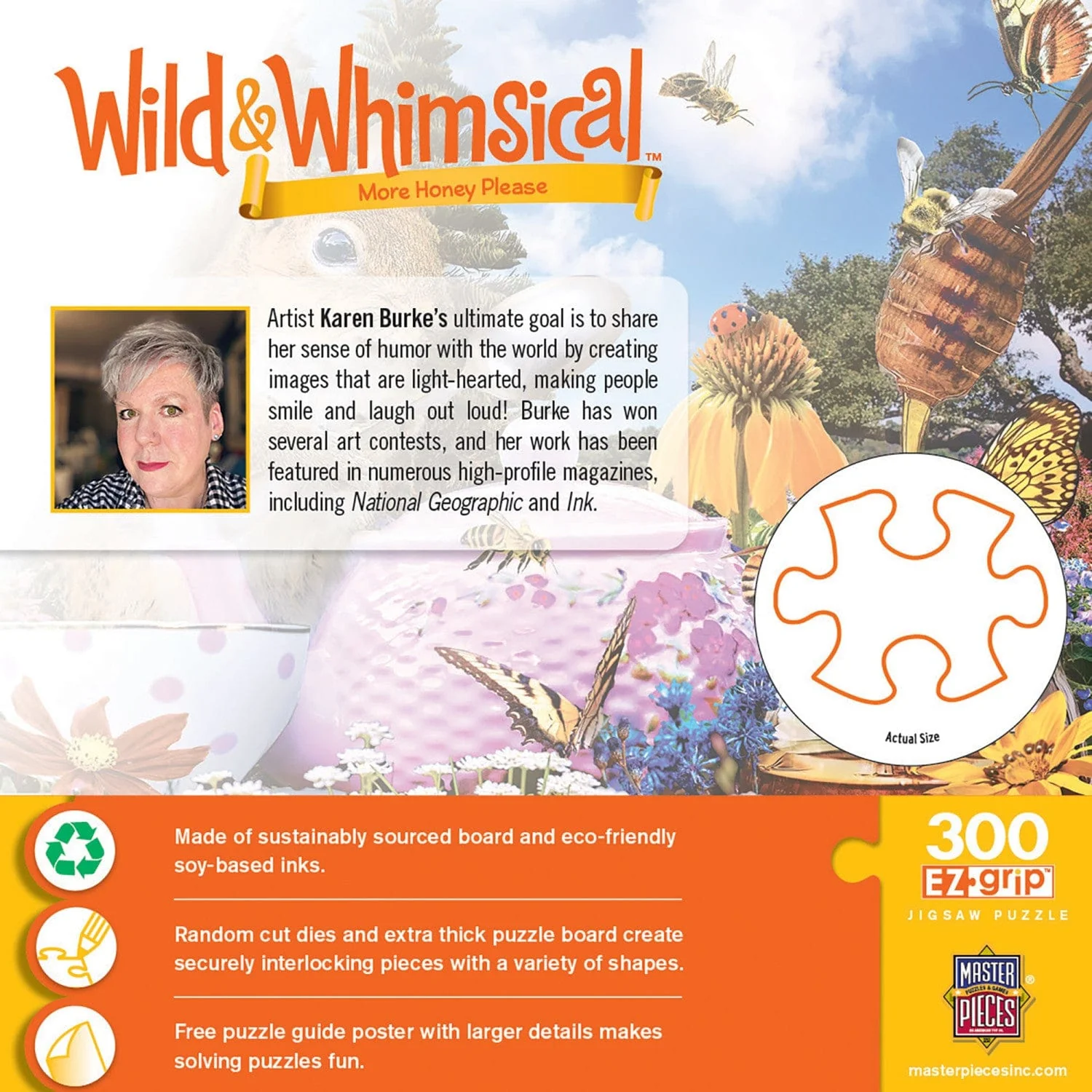 Wild & Whimsical - More Honey Please 300 Piece EZ Grip Jigsaw Puzzle - Image 3