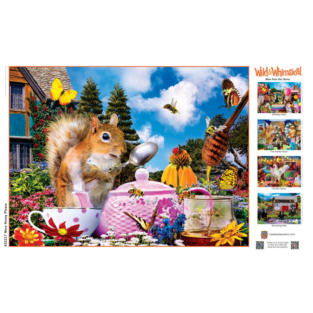 Wild & Whimsical - More Honey Please 300 Piece EZ Grip Jigsaw Puzzle - Image 4