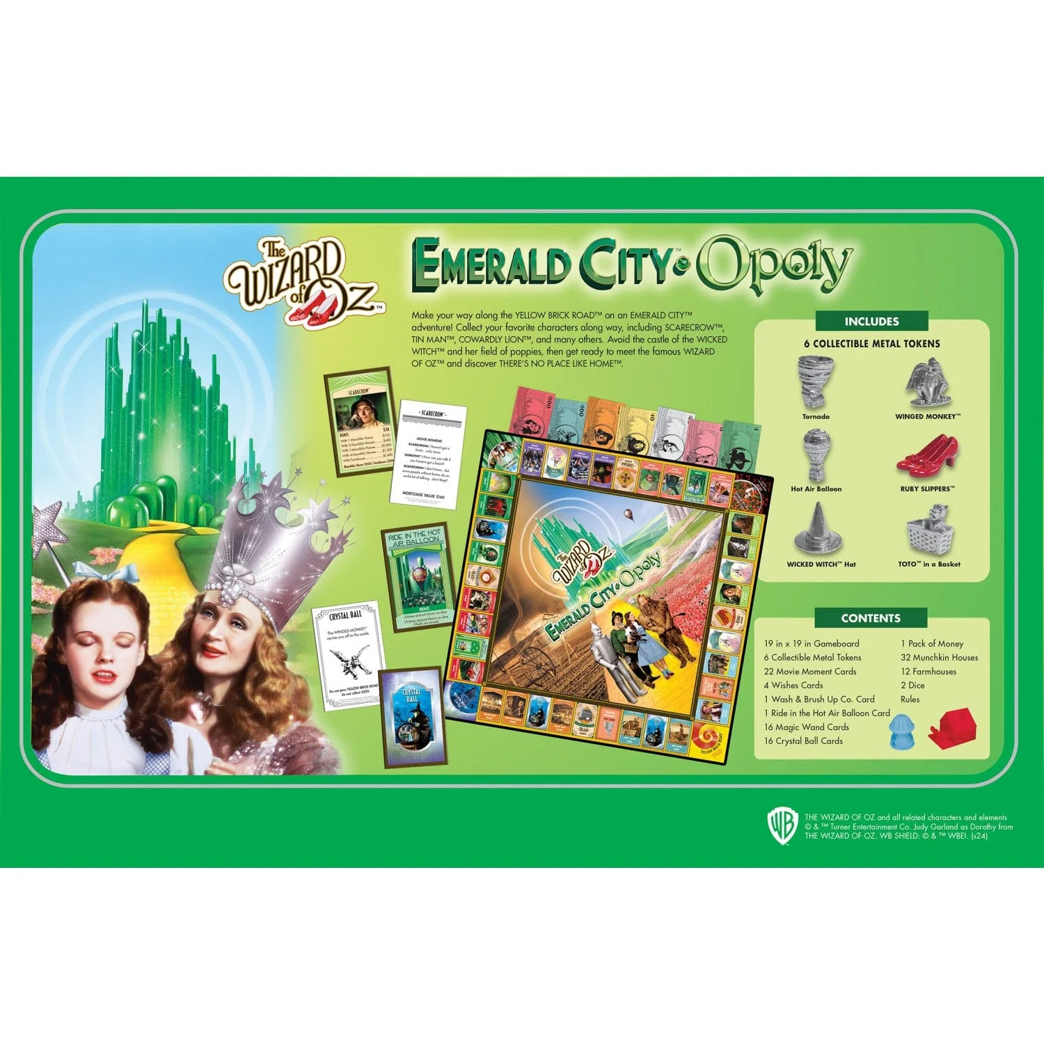 The Wizard of Oz Emerald City Opoly - Image 3