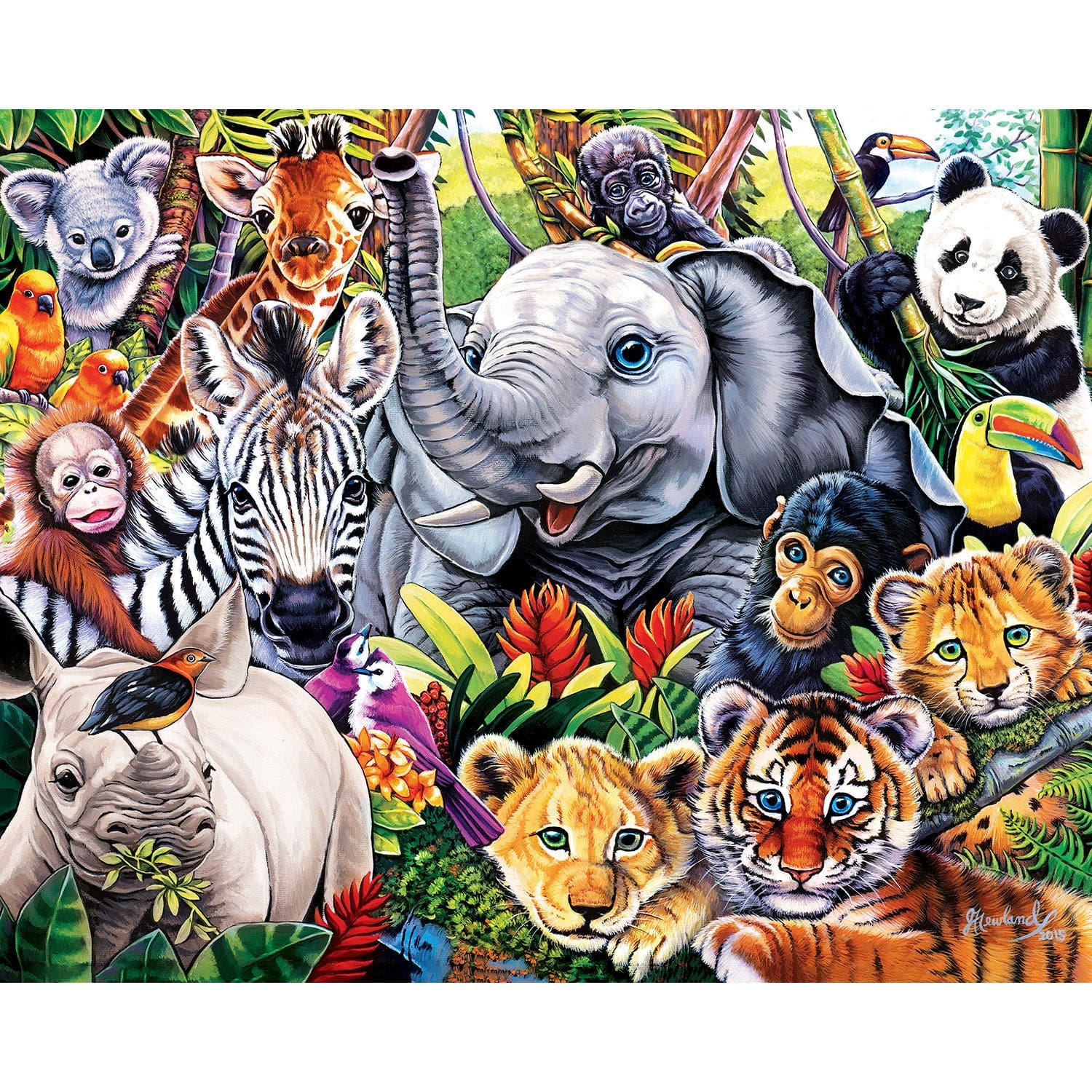 World of Animals 100 Piece Jigsaw Puzzles 4-Pack V1 - Image 3