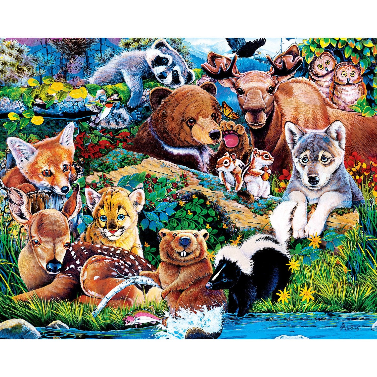 World of Animals 100 Piece Jigsaw Puzzles 4-Pack V1 - Image 6